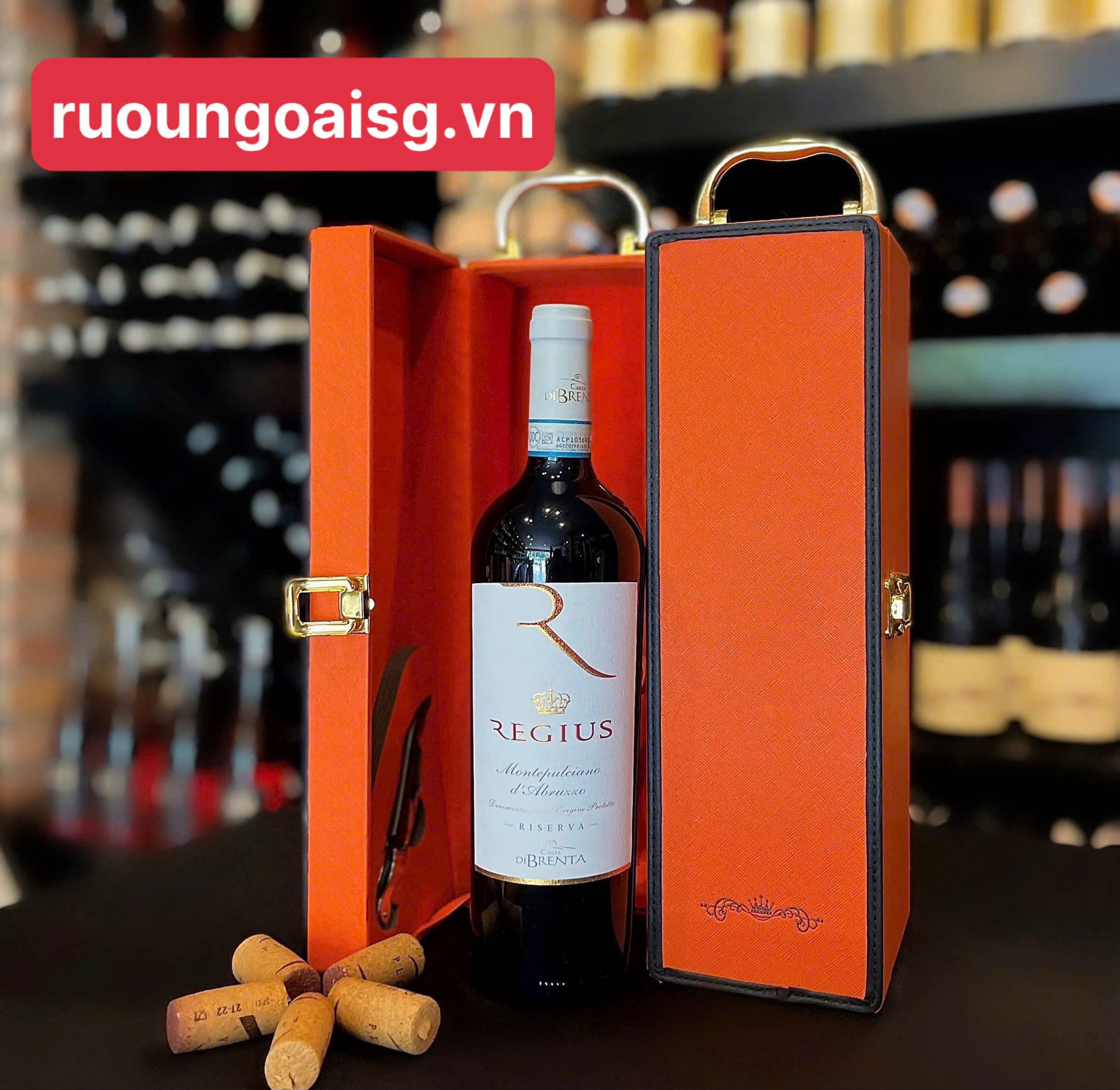 Vang đỏ Ý REGIUS Montepulciano D'Abruzzo D.O.P Riserva