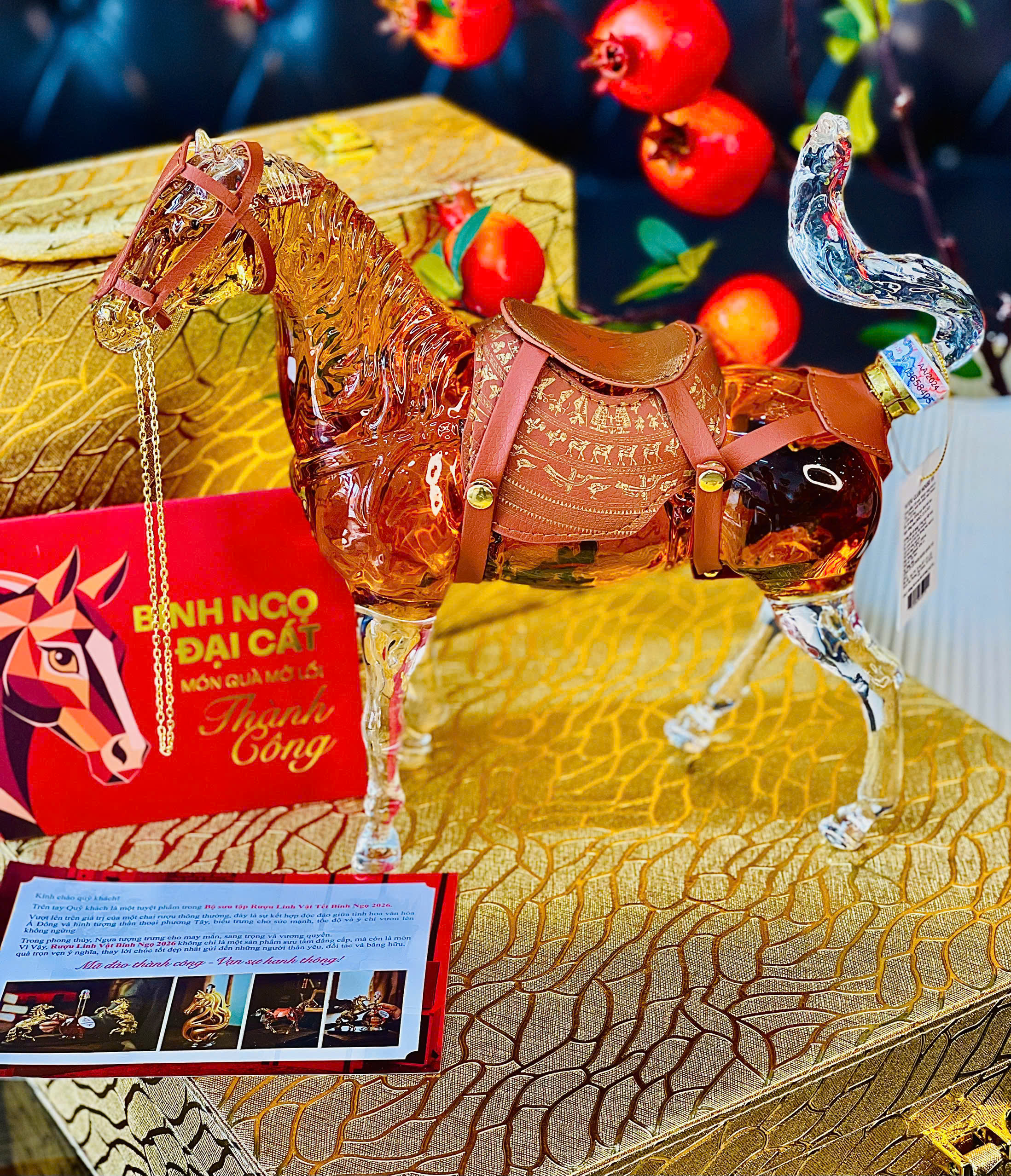 RƯỢU NGỰA THUỶ TINH WHISKY CLUB HOUSE XV - MÃ ĐÁO THÀNH CÔNG