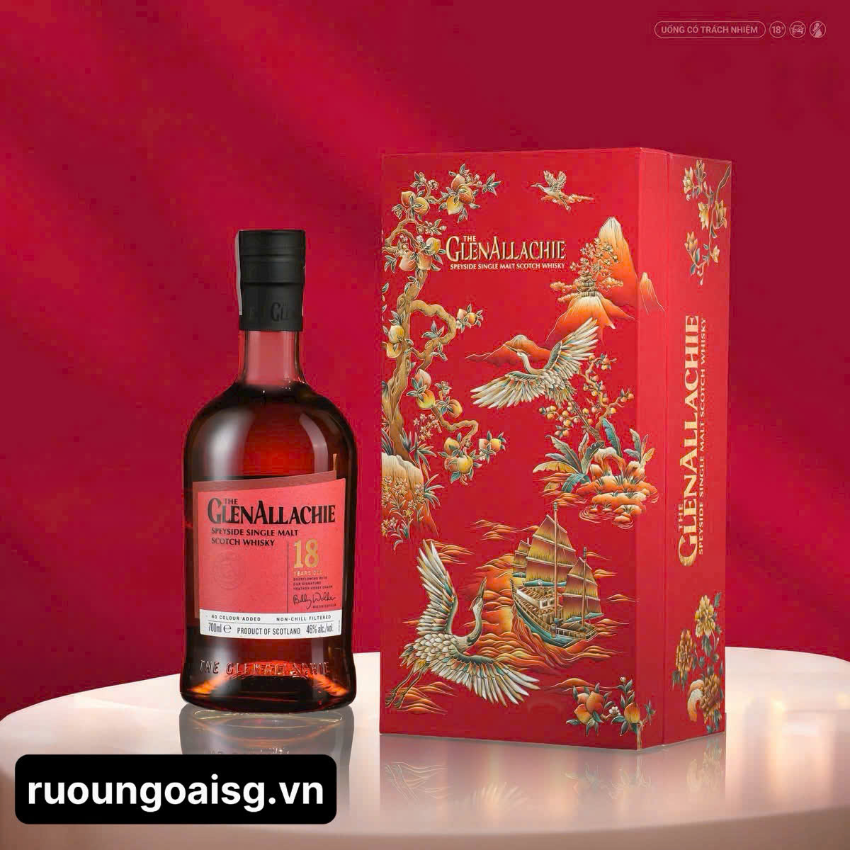 GlenAllachie 18 năm - Hộp quà Tết 2027