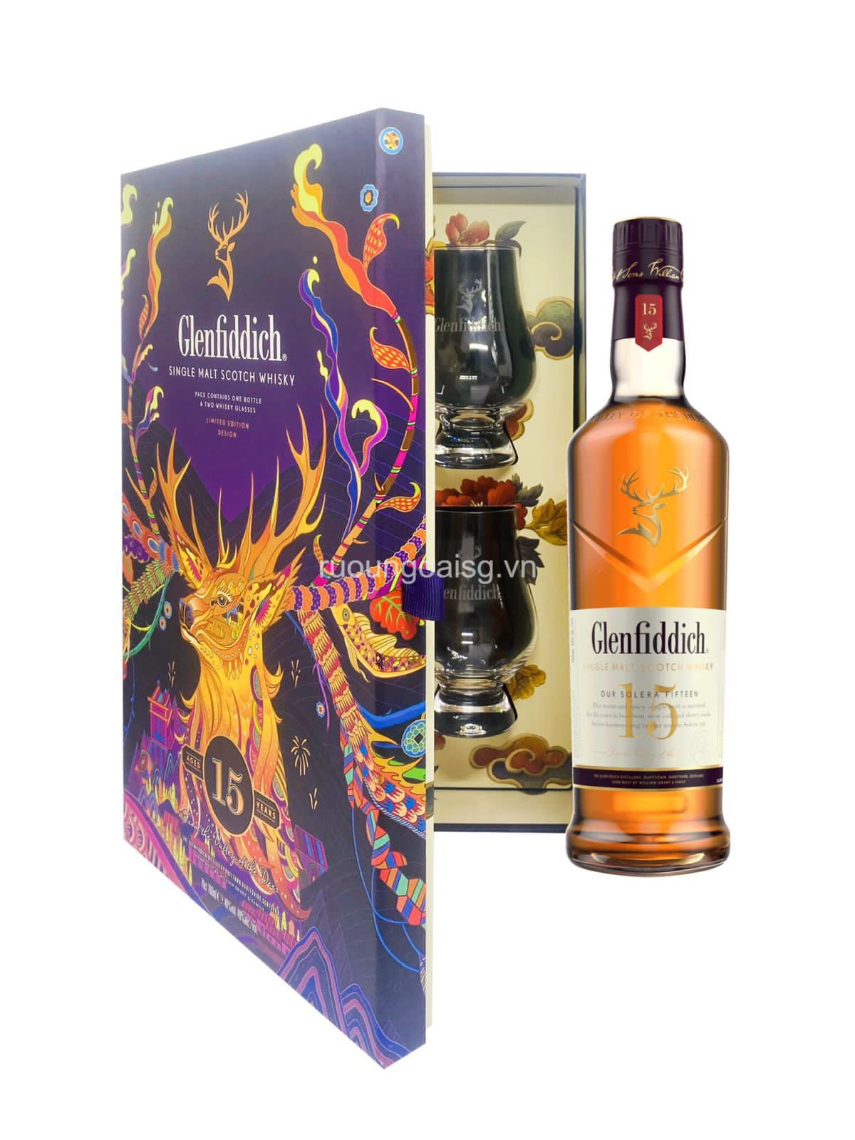 Glenfiddich 15 Năm - Hộp Quà Tết 2023