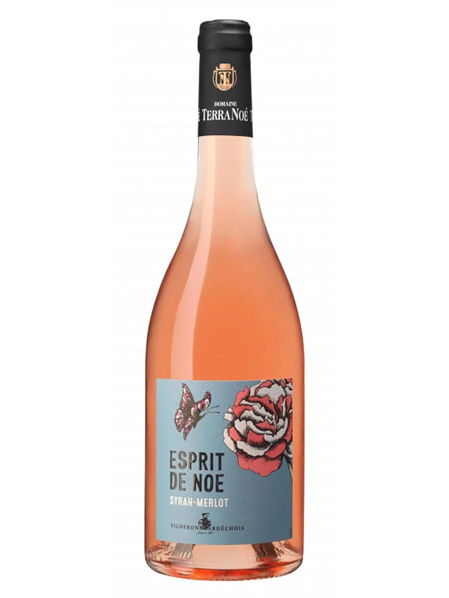 RƯỢU VIGNERONS ARDECHOIS ESPRIT DE NOÉ SYRAH - MERLOT ROSÉ 2021