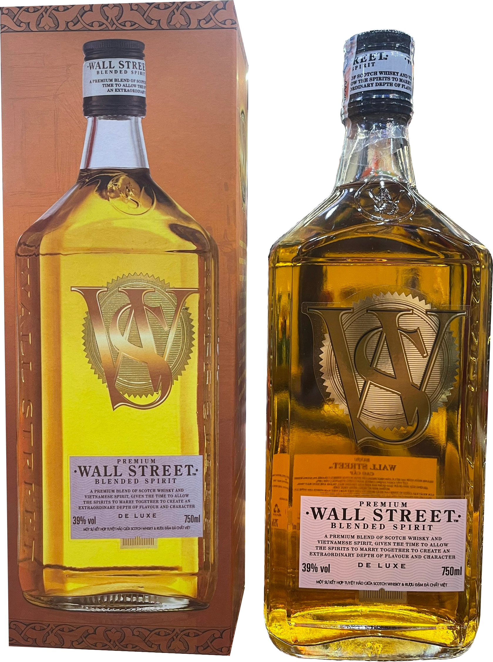 Rượu Whisky Wall Street Premium