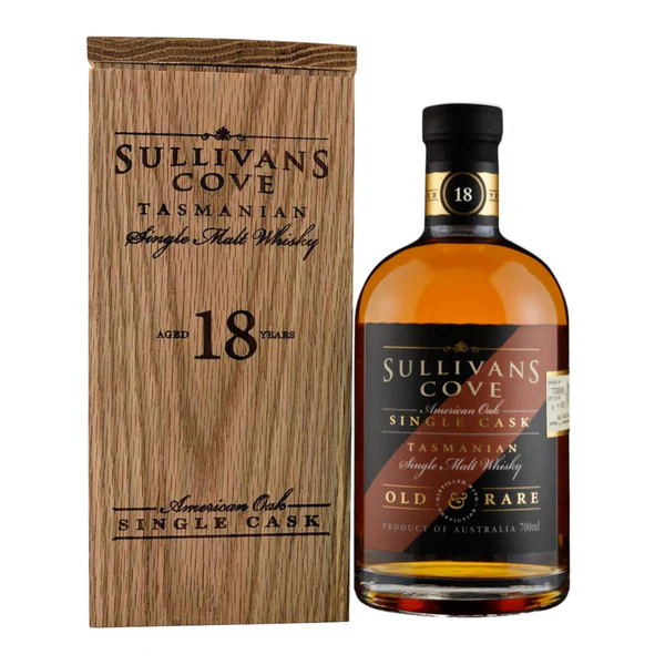 Rượu Whisky Úc Sullivans Cove 18 Year Old Old & Rare American Oak Second-Fill